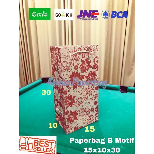 

MINIMAL 20 PCS !! PaperBag Tas Kertas Batik Size L Goodie Bag Tas Belanja Best Seller
