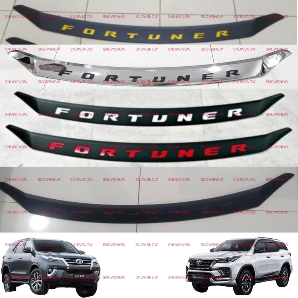 Hood Molding All New Fortuner 2016 2022 GR SPORT Emboss