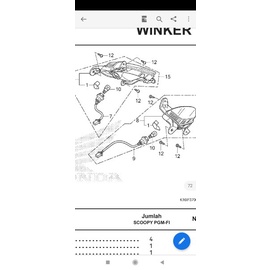 SOKET FITTING SEN BELAKANG HONDA SCOOPY FI 2013 .SCOOPY ESP LED 2019 - 2020