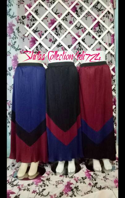 Rok Wanita Plisket (BB 50-100 Kg / All Size)