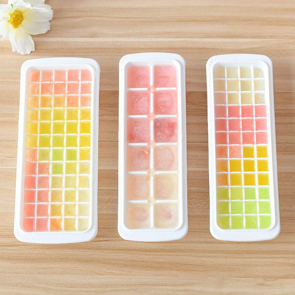 Cetakan Es Batu 12 / 48 / 60 Grids Dengan Tutup Untuk Alat Dapur