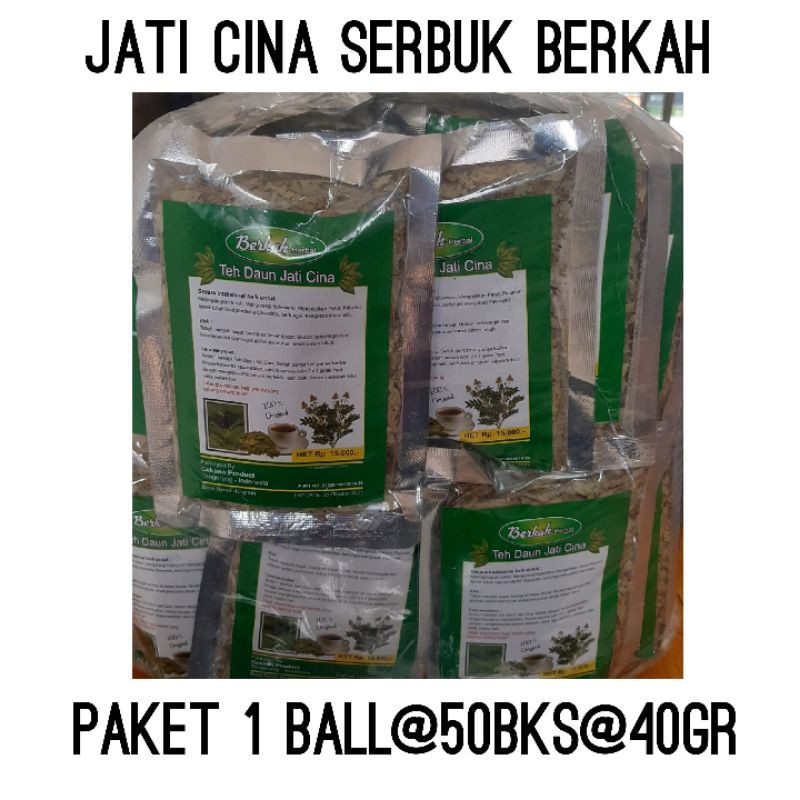 

TEH DAUN JATI CINA BERKAH 1BALL