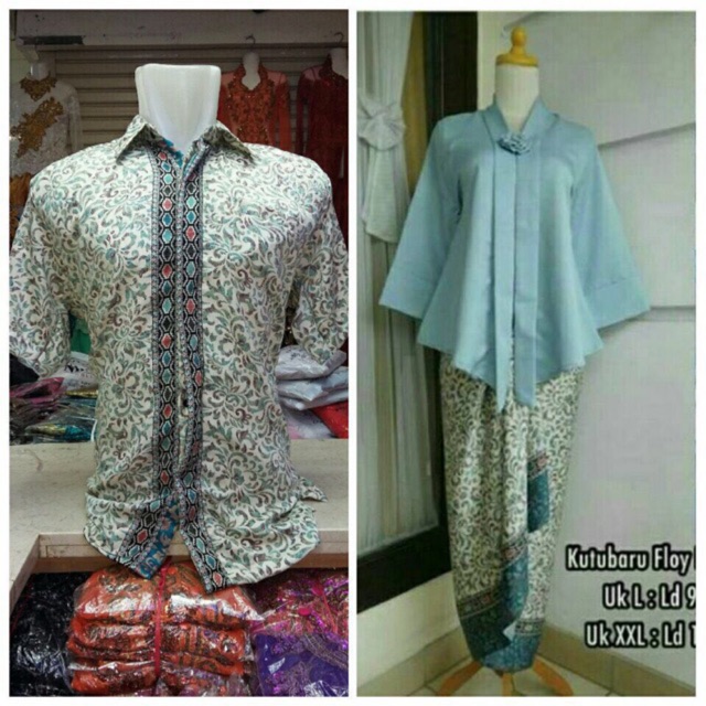 ORIGINAL COUPLE BATIK COUPLE KEBAYA MODERN KEBAYA KUTUBARU KEBAYA WISUDA FLOY BALOTELI TERPISAH