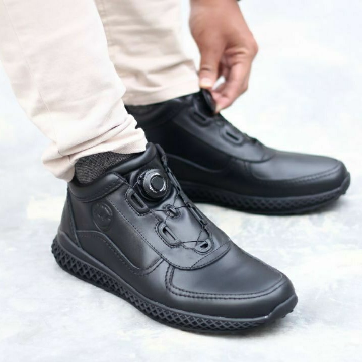 BRADLEYS HERO LIMITED EDITION - Sepatu Kulit Pria Sneakers Casual Kerja Formal Bikers Lacing System