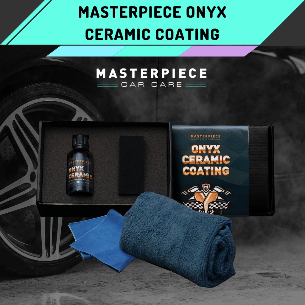 Masterpiece Onyx Nano Ceramic Coating Mobil Mudah Pakai Tahan 1 Tahun