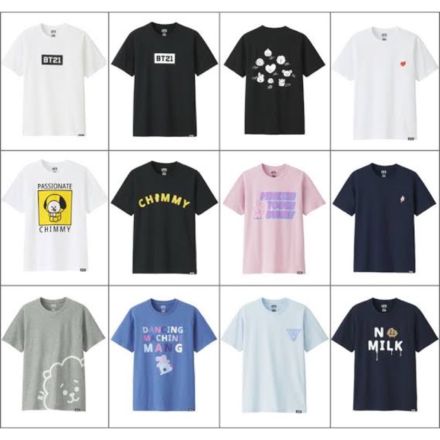 Ready Uniqlo x BT21