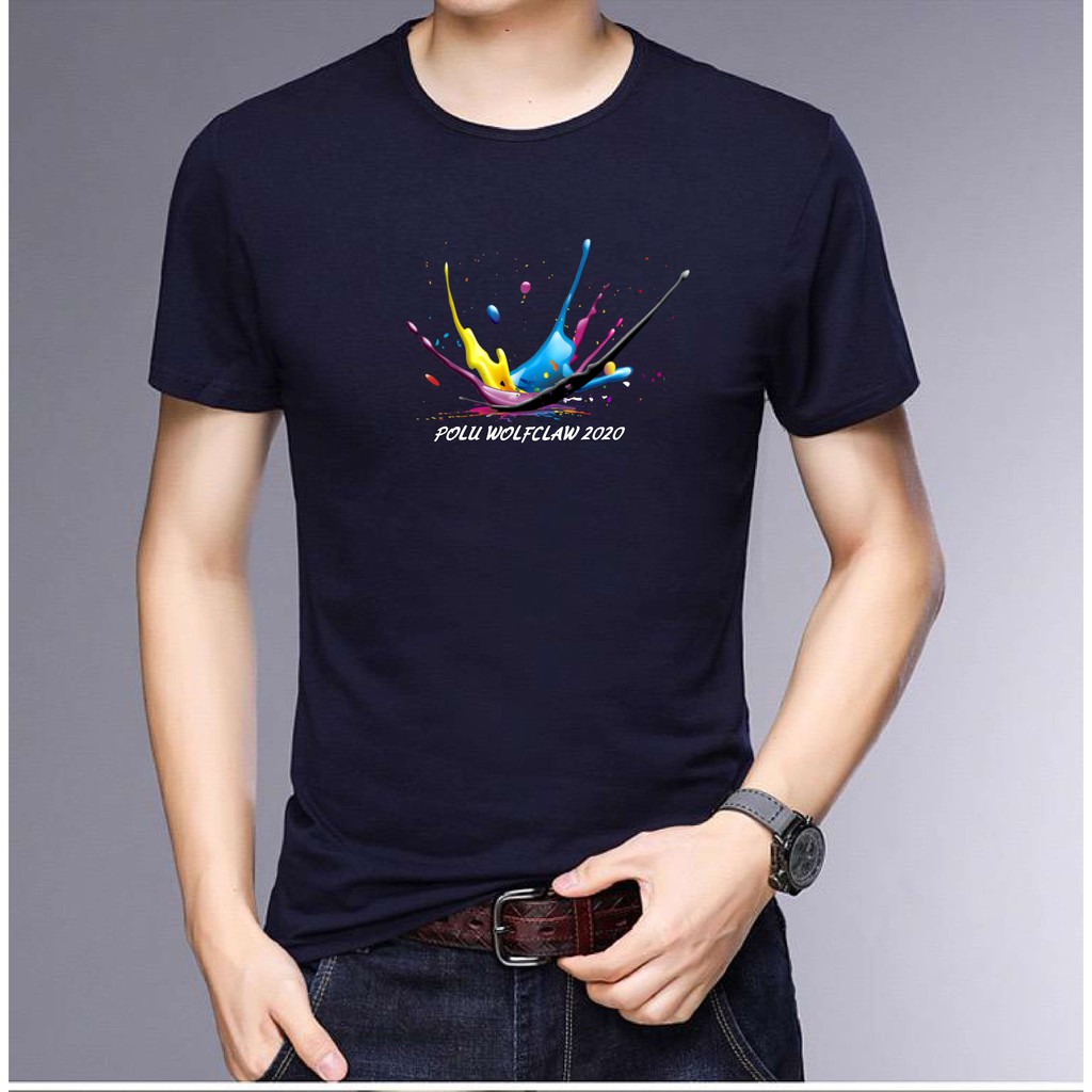 BS/COD/BAJU KAOS TANGAN PENDEK TINTAK/PRIA/REALPICTURE