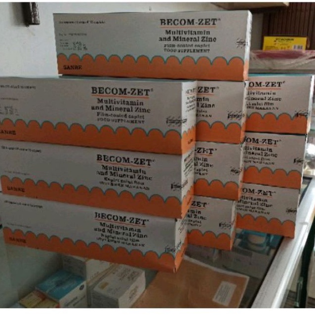 Caviplex Cdez  Multi Vitamin C, Bionicom Zinc, Becom Zet, Bexicom Z Murah