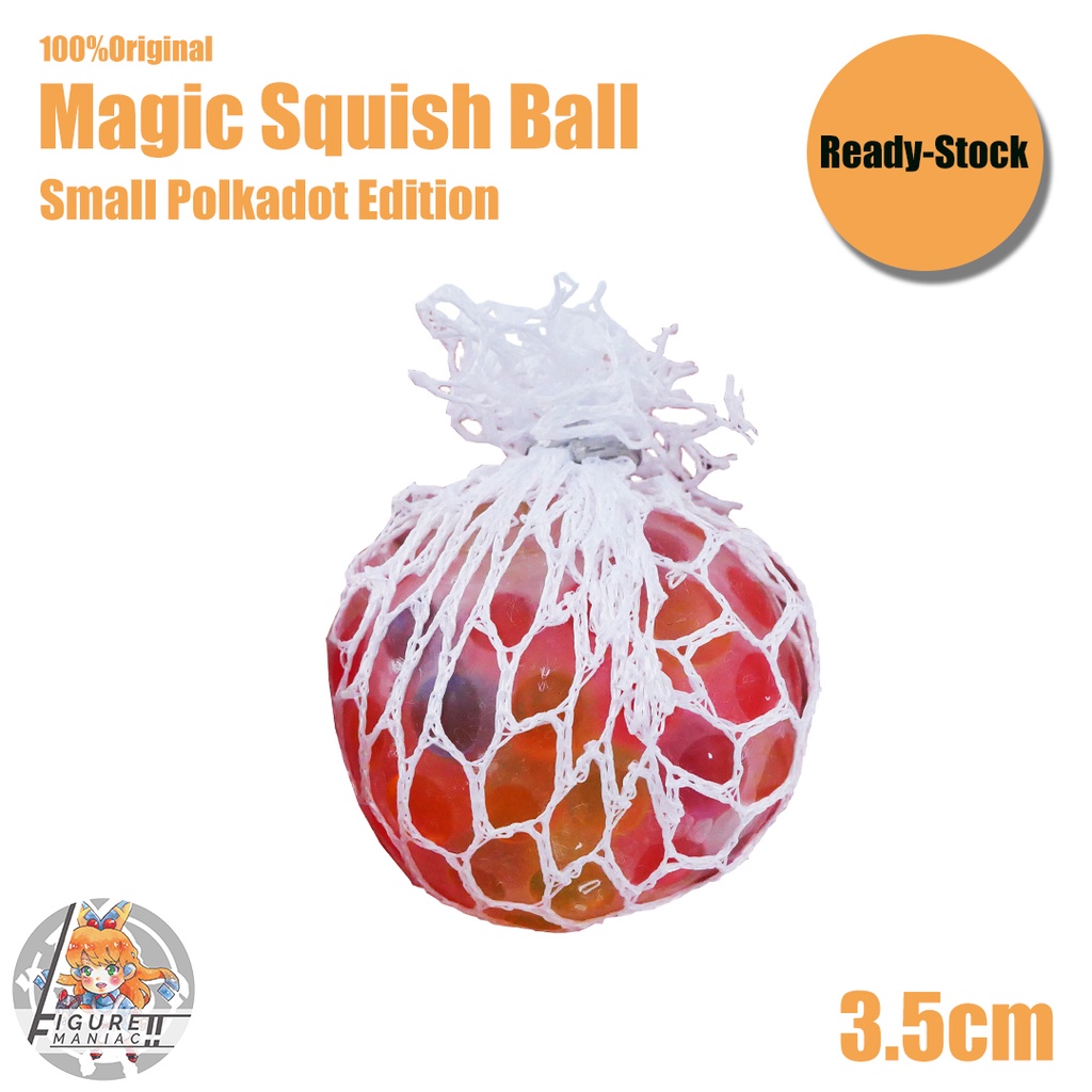 Mainan Anak - Magic Squishy Ball Small Polkadot Edition 3.5 Cm