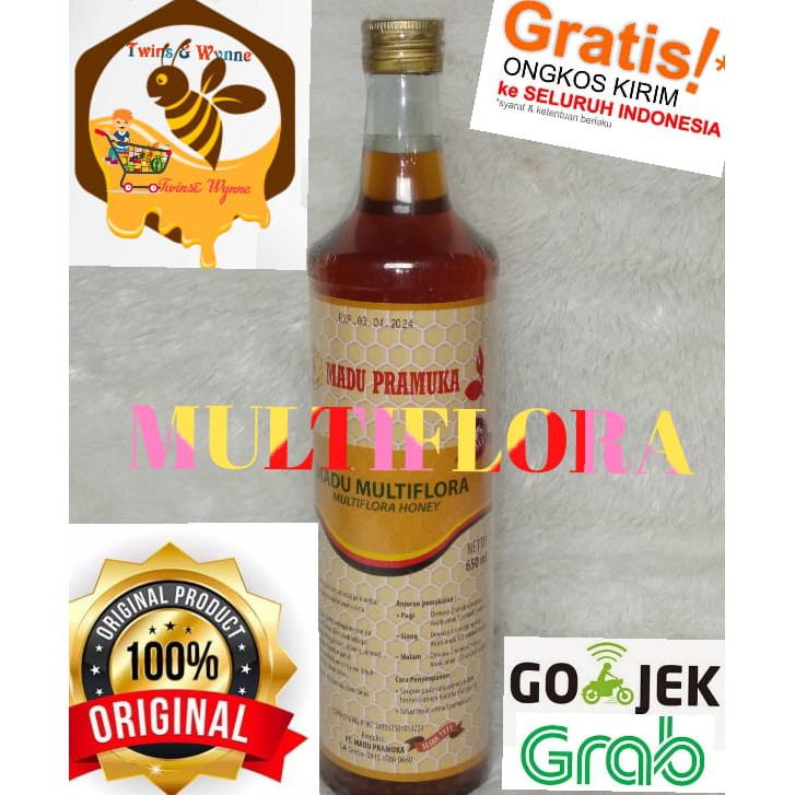 

Distributor resmi,Madu Multiflora 650ml dari Madu Pramuka