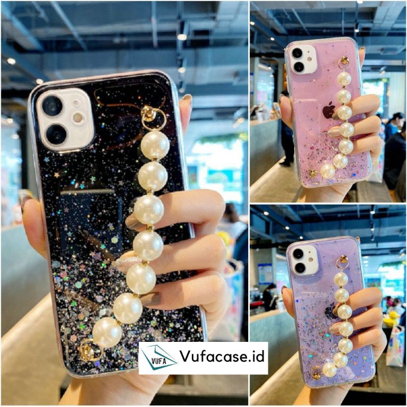 Case Samsung J2 J7 Pro Prime J5 2016 J6 2018 A21S A31 A9 2018 Transparent Candy Sequin Glitter Soft