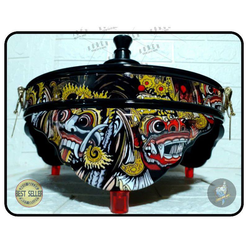 TEBOK LOVEBIRD PVC MOTIF BARONG LEAK BALI |sangkar kandang lb love bird | BAYAR DITEMPAT