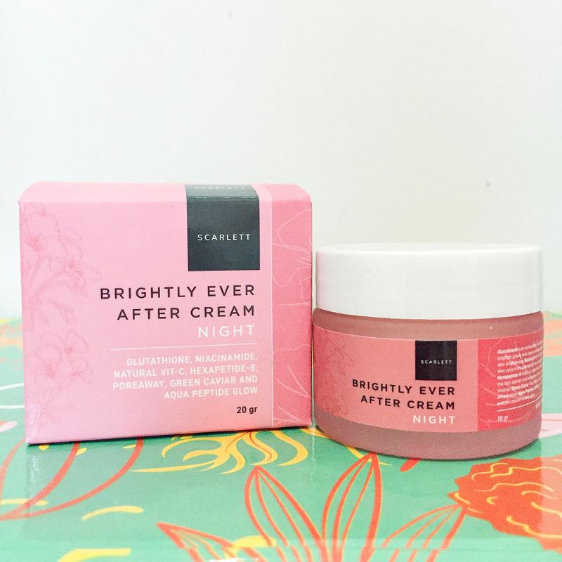Scarlett Whitening Ever After Night Cream / Cream Malam