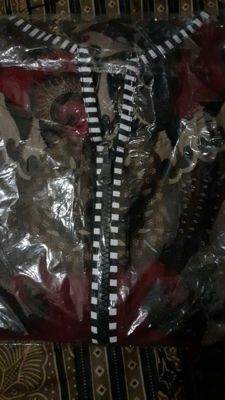 Tey-17 Batik Wanita Asj Sa Hrb026 Kenongo Kemeja Tosca Pendek