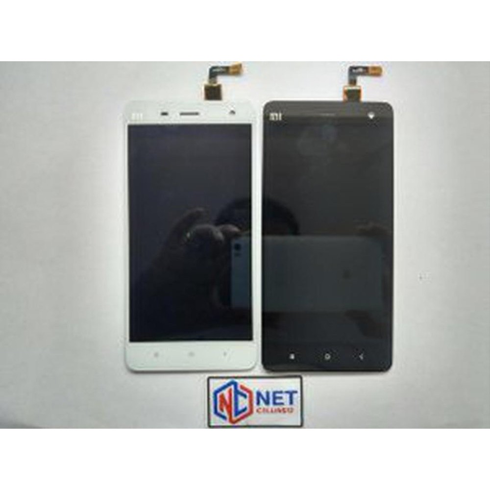 Fullset Lcd Touchscreen Hp Xiaomi Xiomi Mi 4 Mi4 Ori Asli Original Xiaomy Hitam Putih 4G 5 Inch