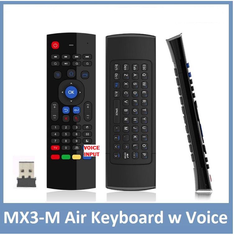 MX3-Mic Multifunction Air Mouse Mini Wireless Keyboard Remote Control