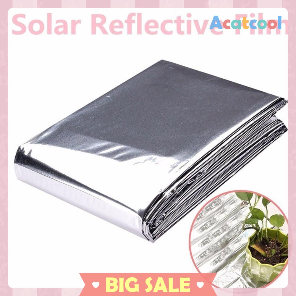 210x120cm Reflective Film Plants Garden Greenhouse Covering Foil Sheets