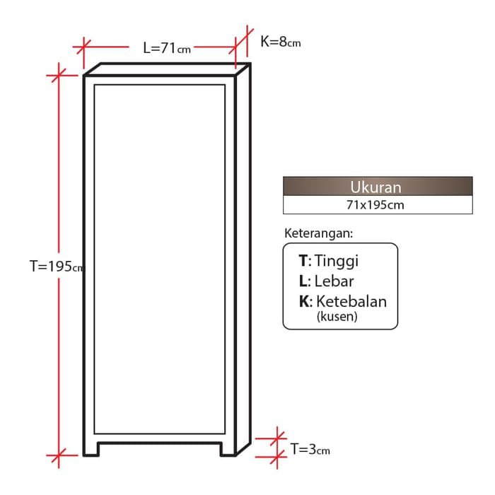 Ukuran Pintu  Kamar  Mandi  Pvc  Lengkap Berbagai Ukuran