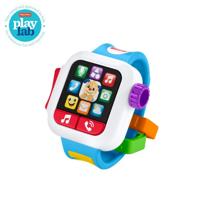 Fisher Price Laugh &amp; Learn Time to Learn Smartwatch Mainan Bayi