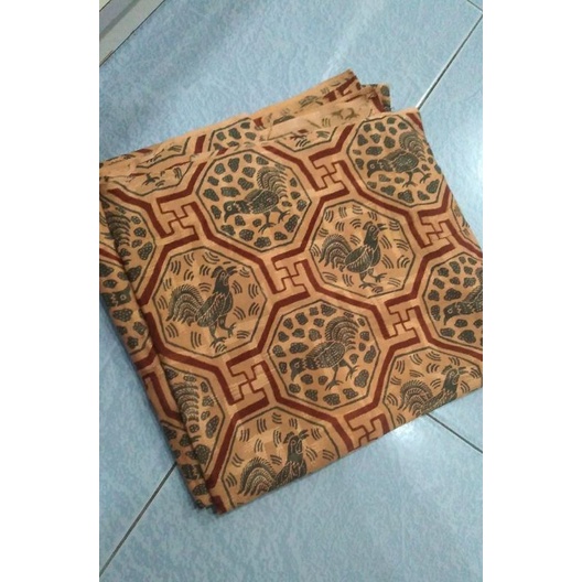 Batik katun baby fly motif angkin ayam jago bkb729138  uk 200cmx100cm