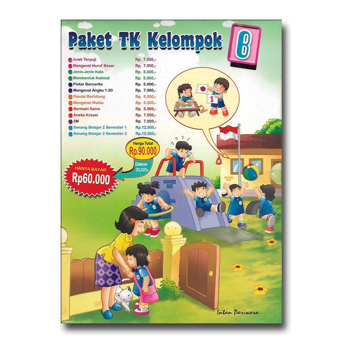 Paket 13 Buku Aktivitas Anak Sains Matematika Berhitung Berbahasa Kreasi untuk TK B - Intan Pariwara