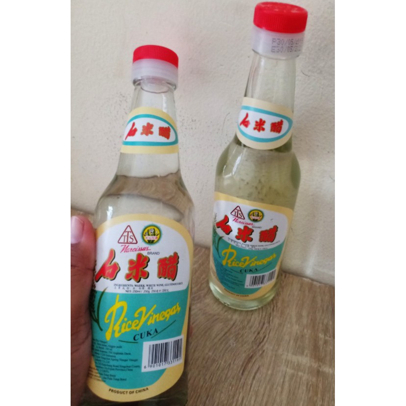 Cuka Beras / Rice Vinegar / Narcissus Brand/White Rice Vinegar/250ml/600ml