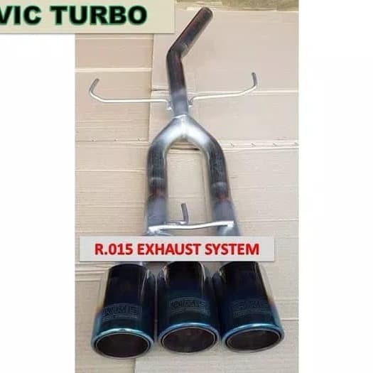 KNALPOT RACING HKS BURNTIP HONDA CIVIC TURBO