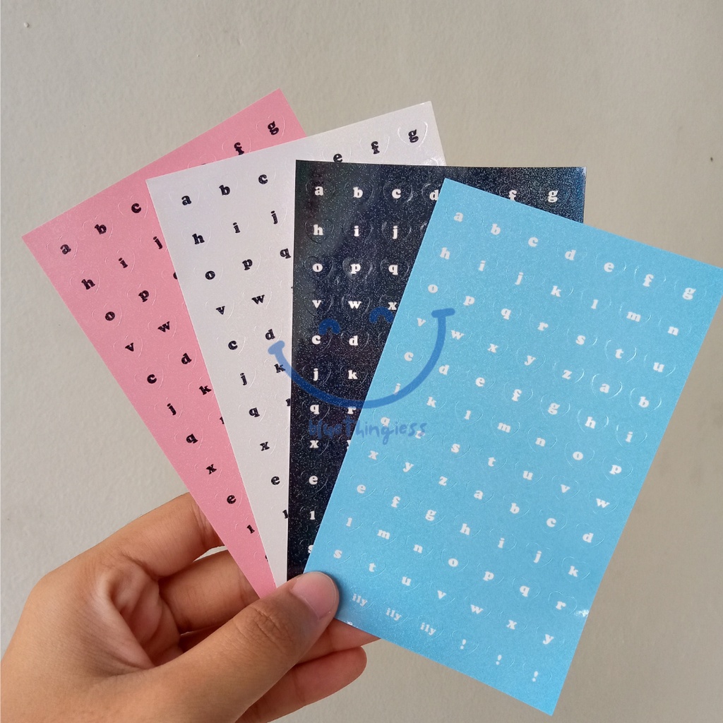 

sticker alfabet stiker huruf deco toploader kpop aesthetic love