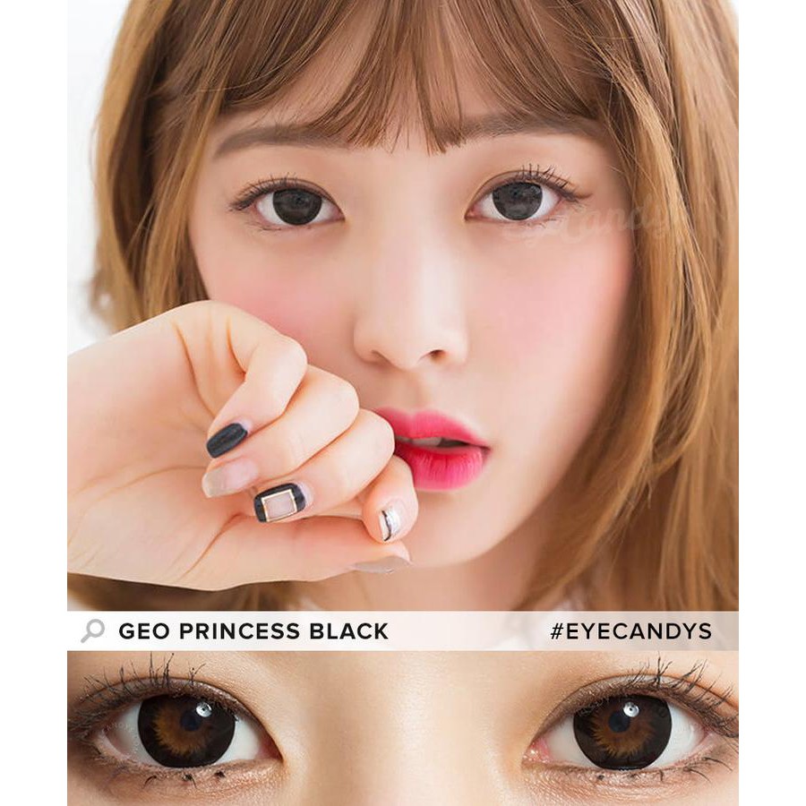 Softlens Geo Magic Black CK-105 CK-107 (Hitam Pekat) - Mini Effect