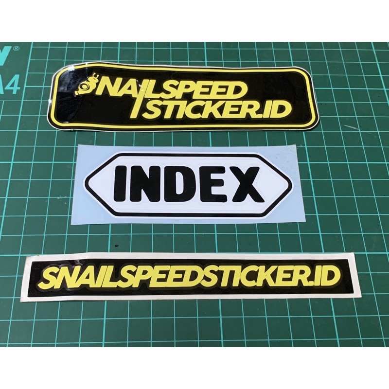 cutting sticker helmet logo Index