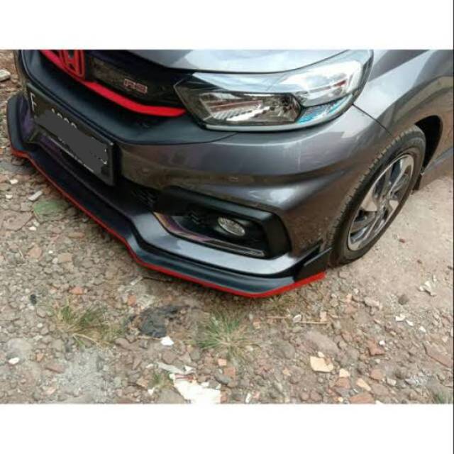Front Lips Winglet Sayap Bumper Bemper Honda Mobilio RS dan Honda brio old