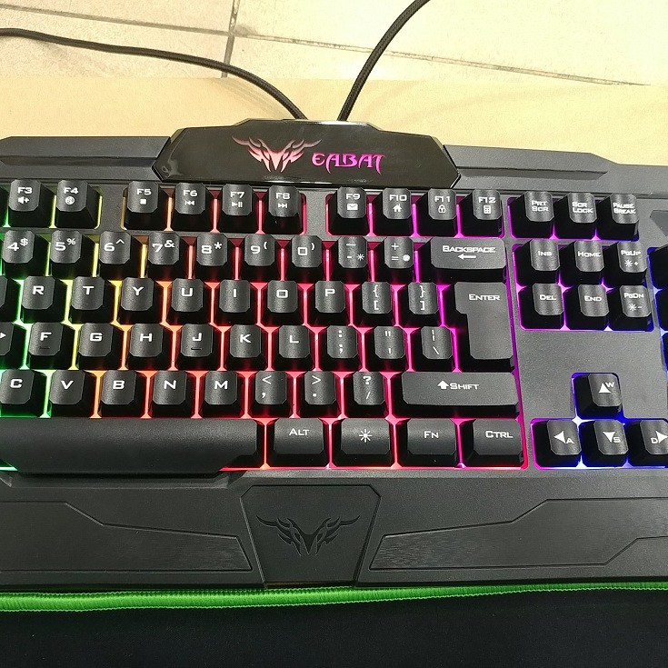 Backlit RGB Keyboard Ft Gaming Mouse Ft Mousepad Banruo Cs 9230