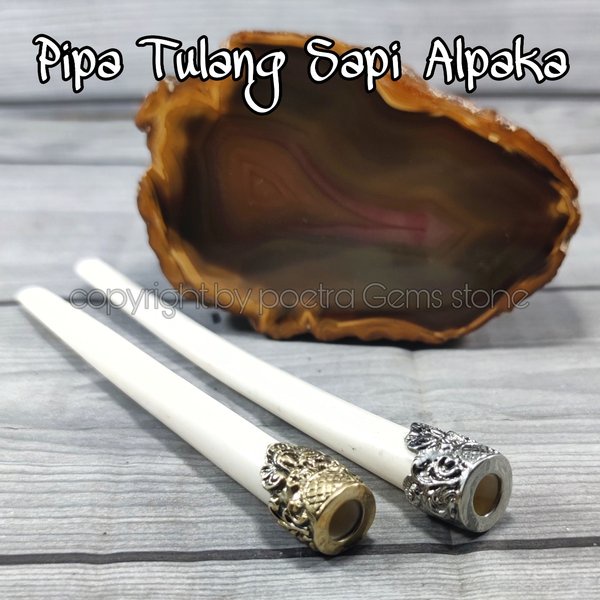 Pipa Cangklong Once Tulang Sapi Original Kombinasi Alpaka Rasa Gurih dan Nikmat