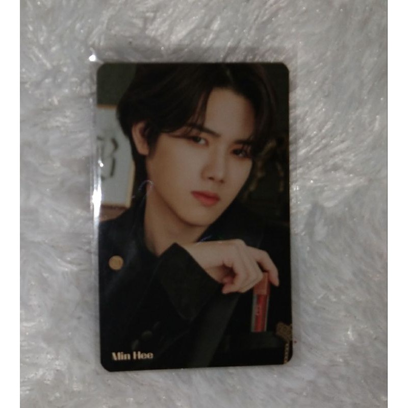 [BOOKED] PC Photocard Black Rouge Minhee Cravity