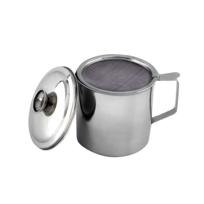 Penyaring Minyak Oil Pot Stainless Steel - 1.2 Liter Wadah Teko Penyaring Minyak GSF-G-3113