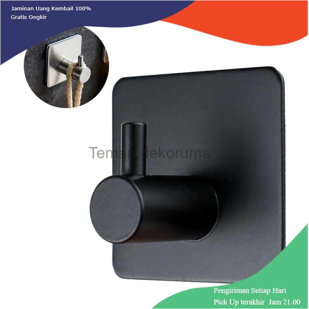 TD - DAP Gantungan Dinding Kapstok Hook Hanger Stainless Steel - H011A