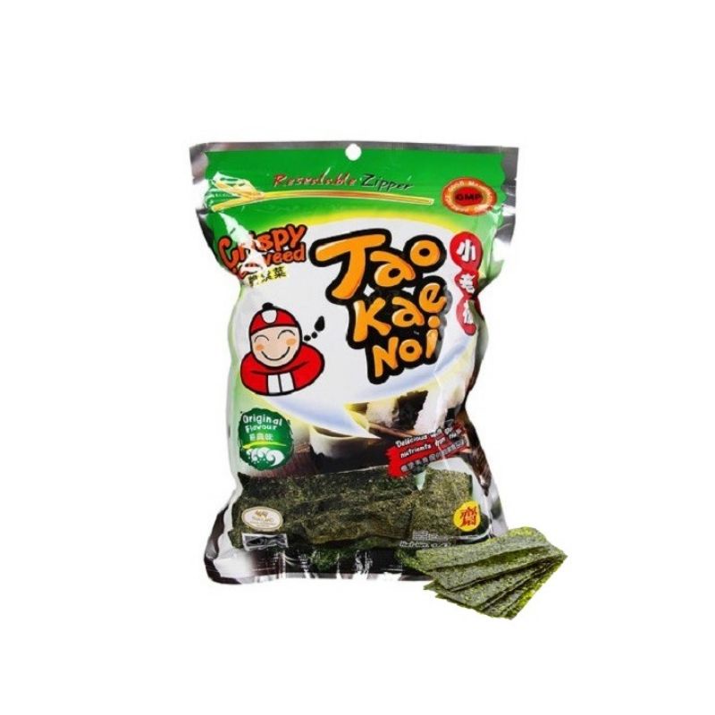 

Tao Kae Noi seaweed rumput laut Crispy Original & Spicy 32gr