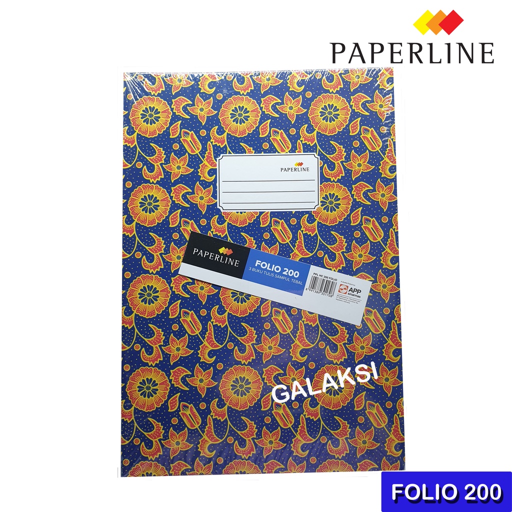 

BUKU HARD COVER FOLIO 200 PAPERLINE