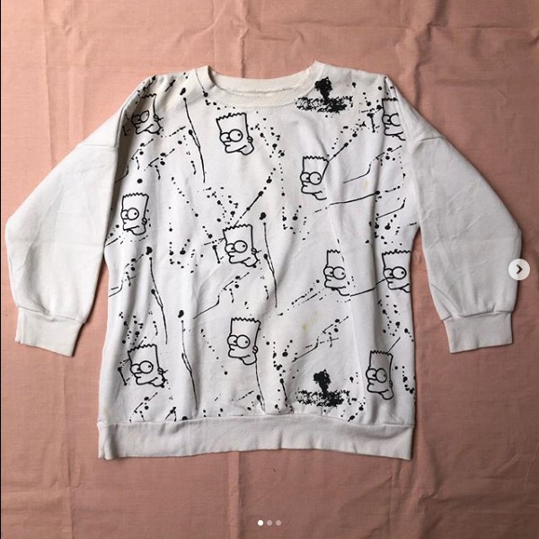 SIMPSONS CREWNECK SWEATER JACKET