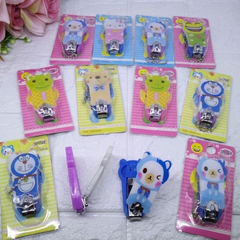 Gunting Potong Kuku Nail Clipper Bayi Anak Karakter Lucu