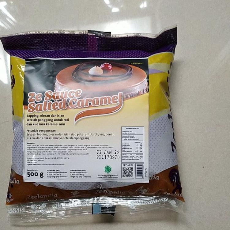 

<W-OGU <♥ Zeelandia Ze Sauce Salted Caramel 500gr <★★★★★