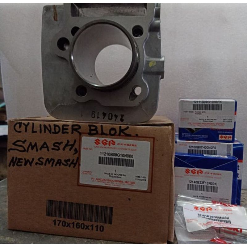 CYLINDER BLOK PISTON SET SUZUKI SMASH LAMA FD110XCSD NEW SMASH FK110 ORI SGP