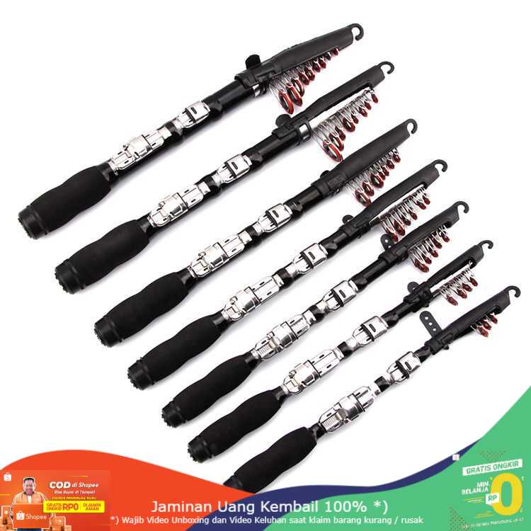 (BISA COD) RVOSTR Derui Joran Pancing Portable Telescopic 1.5M - S6