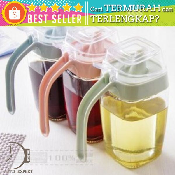 Botol Minyak Serbaguna Seasoning Glass Jar 550ml - ZL2016 - Mix Color