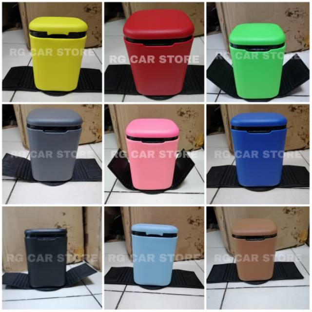 TEMPAT SAMPAH MOBIL BAHAN KULIT