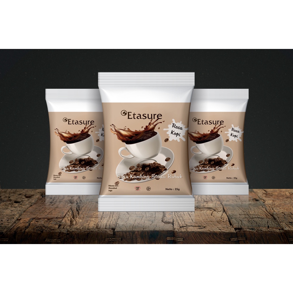 Etasure susu kambing etawa rasa kopi sehat halal aman diabetes terapi asma bronchitis otak syaraf