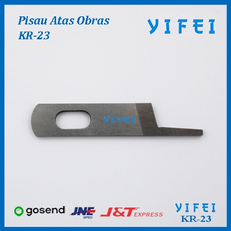 Pisau Atas Obras 747 YIFEI KR23(JZ)Piso Atas / Upper Knife Mesin Obras