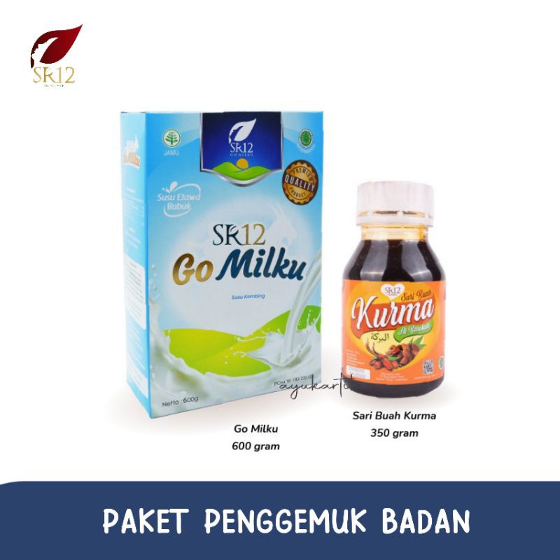 

PAKET PENAMBAH BERAT BADAN SR12 , SUSU PENGGEMUK BADAN , SARI KURMA SR12