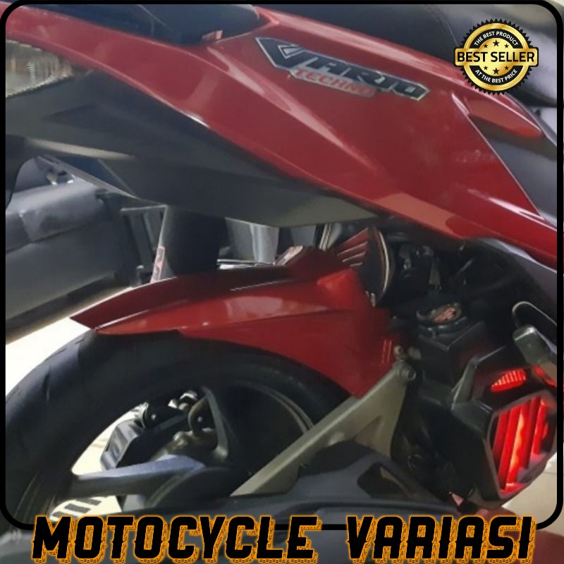 Hugger Spakbor kolong Click Vario 125 150 TGP 2013 2016 2018 2020 Merah Hitam putih