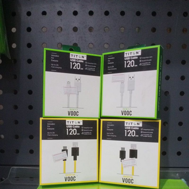 kabel data vooc titon oppo dan realme